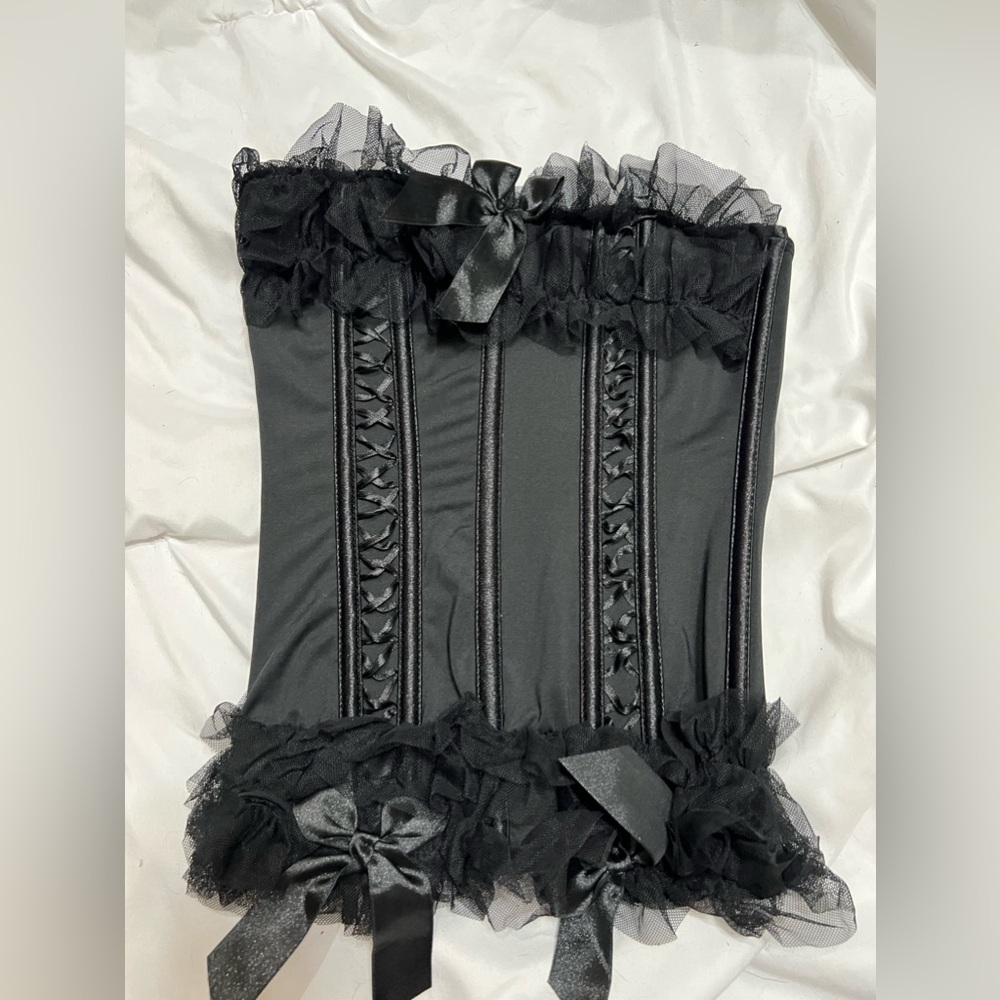 seven til midnight black corset Small